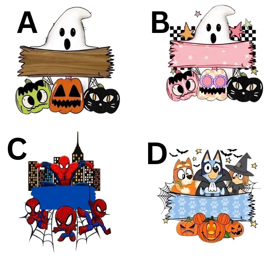 Trick or Treat Candy Bags, Halloween Characters and Designs - Custom Delight 90 LLC